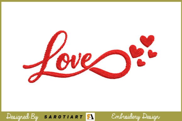Love Valentine Design Embroidery T-shirt Review