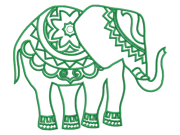 Mandala Elephant Embroidery Design Review