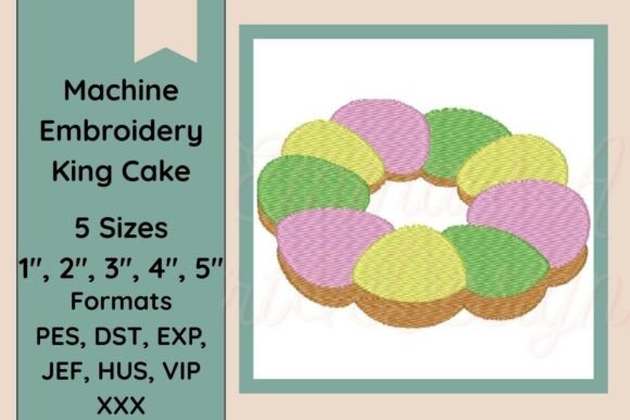 Mardi Gras King Cake Machine Embroidery Review