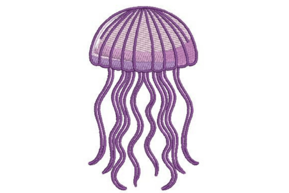 Purple Jellyfish Embroidery: A Seller's Review