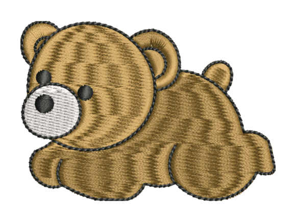 Sleeping Teddy Bear Embroidery Design Review