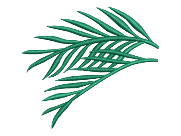 Tropical Palm Leaf Embroidery: A Designer's Review